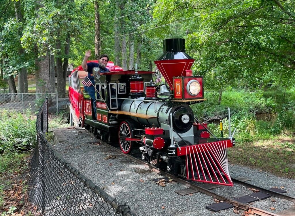 Train ride at Burlington City Park