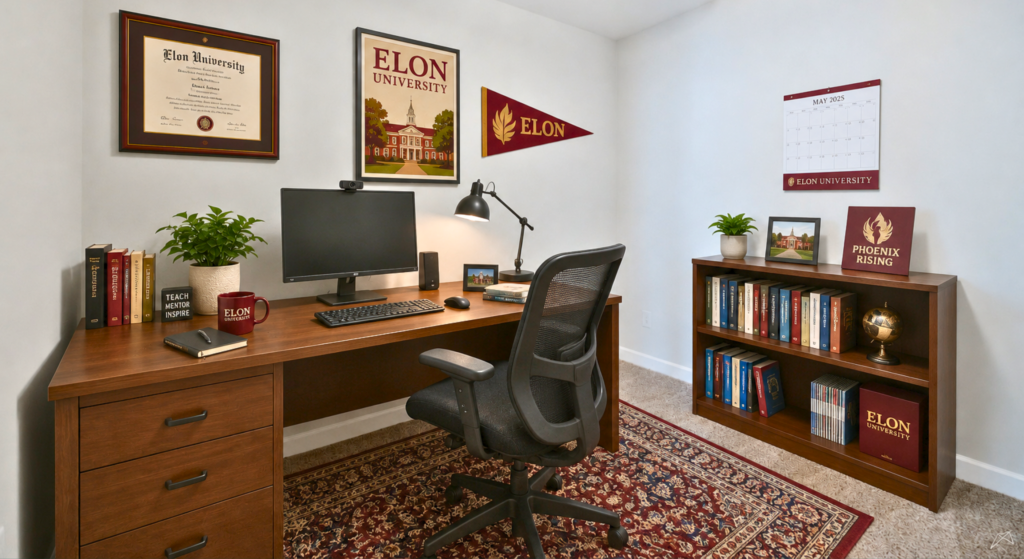 Separate office for uninterrupted work when working from home